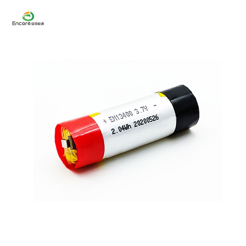 13400 원통형 550mah 리포 배터리