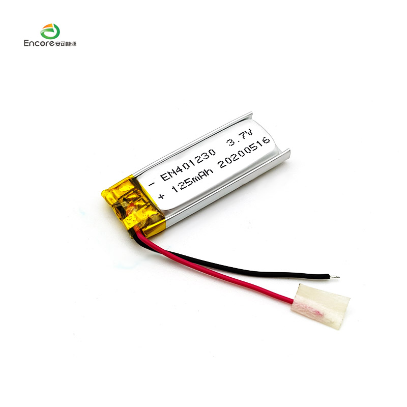 3.7v 125mah 스마트 웨어러블 기기 Lipo 배터리