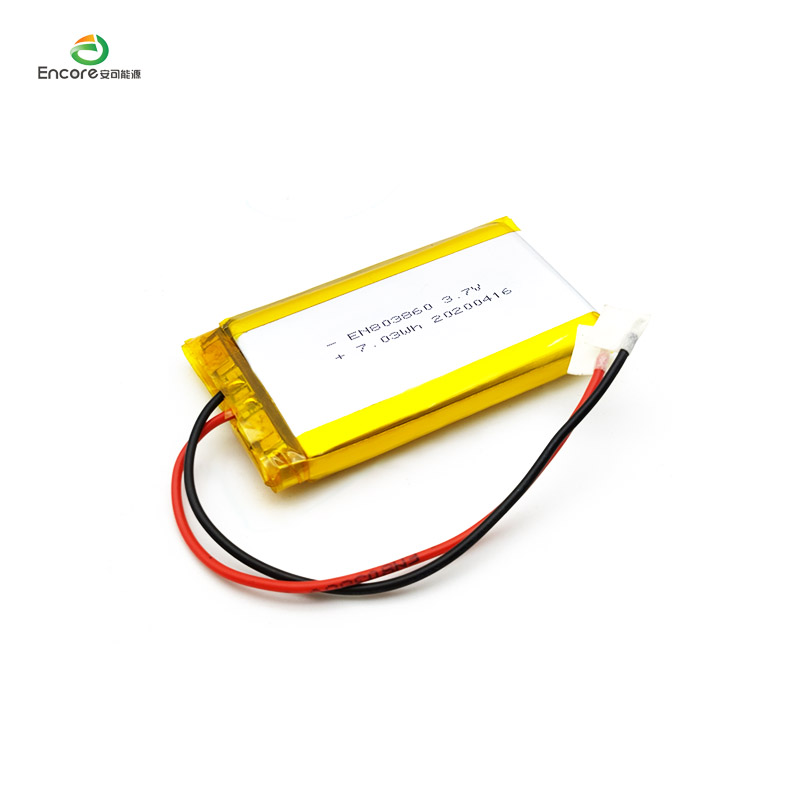 3.7v 2000mah 리튬 폴리머 배터리