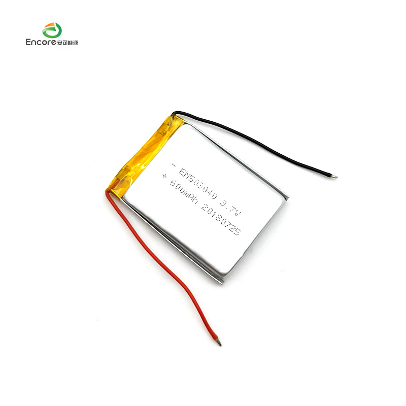 3.7V 600mah Lipo 배터리