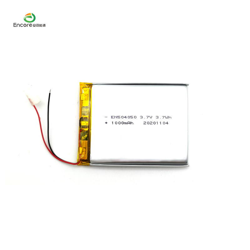 504050 UL이 있는 휴대용 교환 장치용 3.7v 1000mah Lipo JST 커넥터 리튬 폴리머 배터리