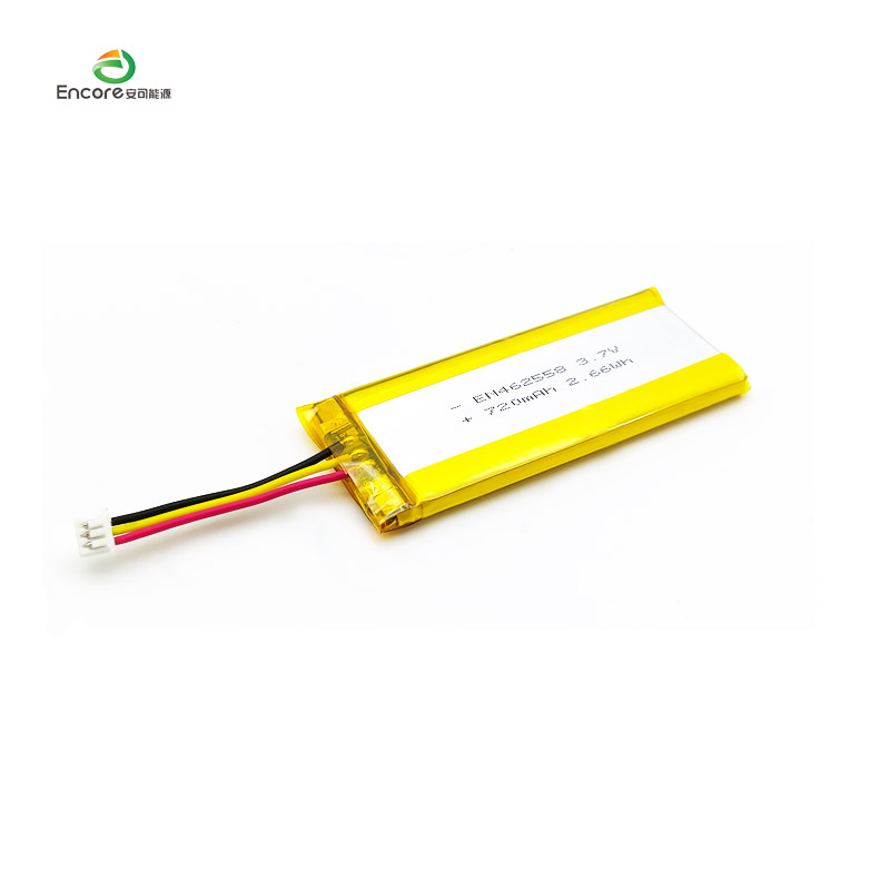 720mAh 리튬 이온 충전식 Lipo 리튬 폴리머 배터리