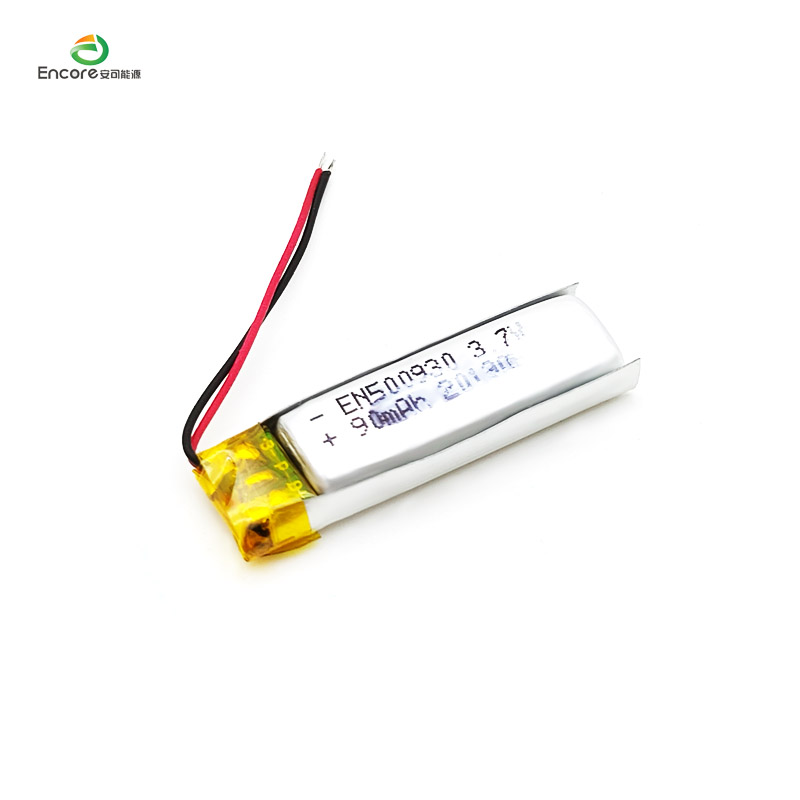 90mah 충전식 리튬 폴리머 배터리